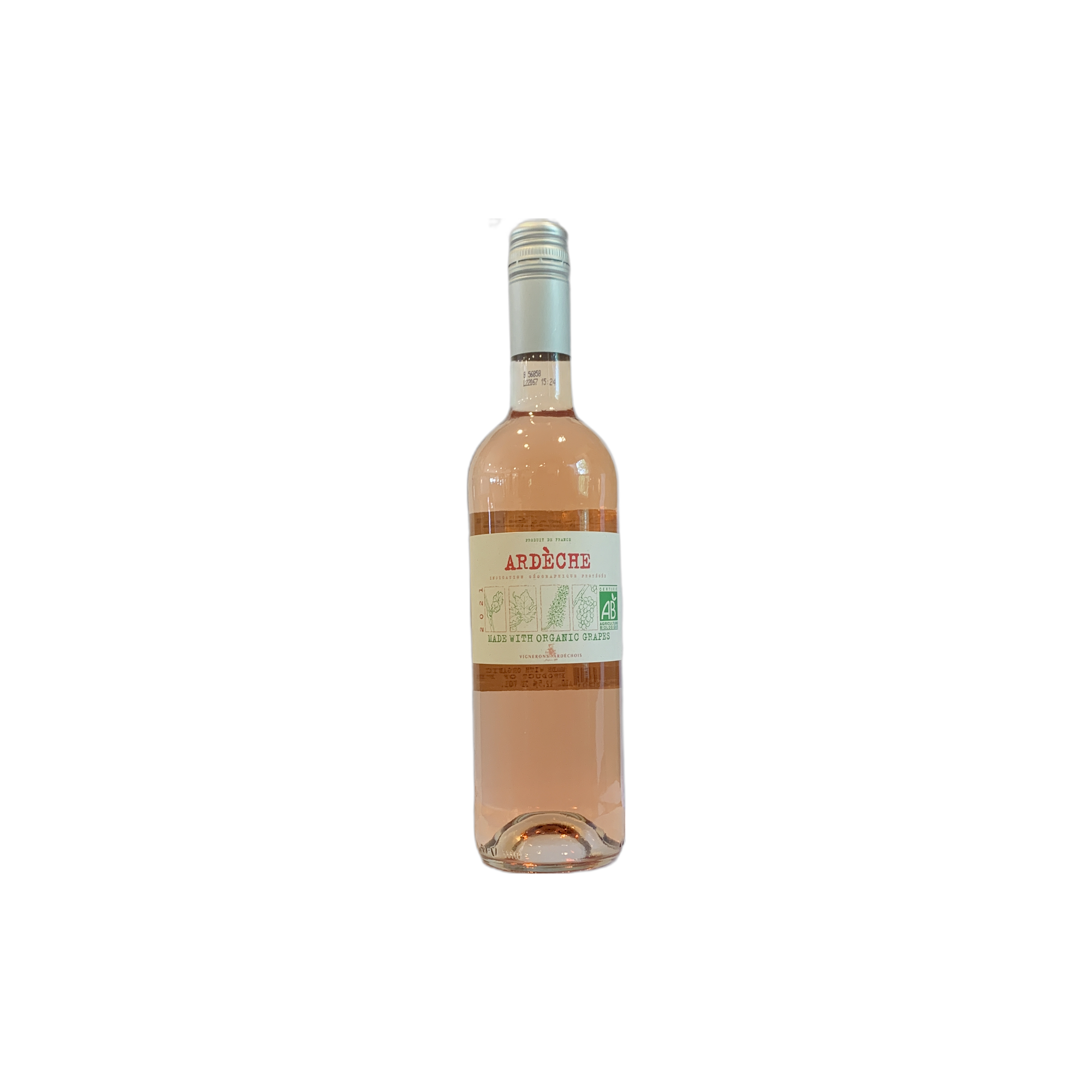 Vignerons Ardechois, Ardèche Rosé Bio 2021 | Bluebird Wine & Spirits in ...